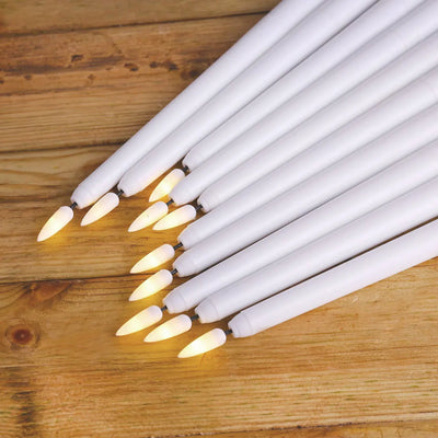 6x Electric Pole Light 3D Flicker LED Tabletop Christmas Candles AAA Travel Camping Night Lamp DIY Wedding Party Lighting Decor 