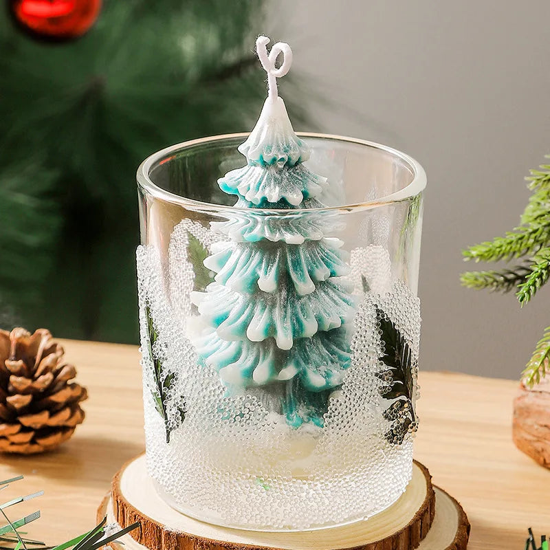 Christmas Tree Aroma Candle Christmas Decoration Scented Candle Holiday Party Gift Creative Home Decoration