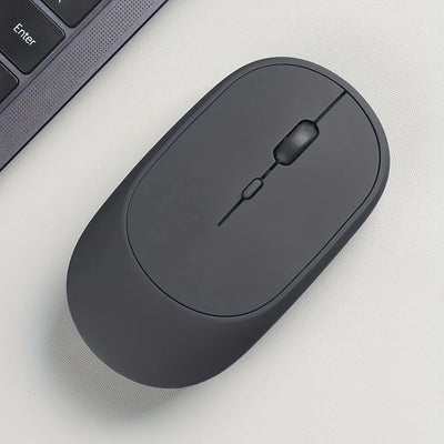 Wireless Rechargeable Gaming Mouse – Dual Modes Bluetooth & 2.4G USB, Mute Mice for Laptop, Tablet, MacBook 
