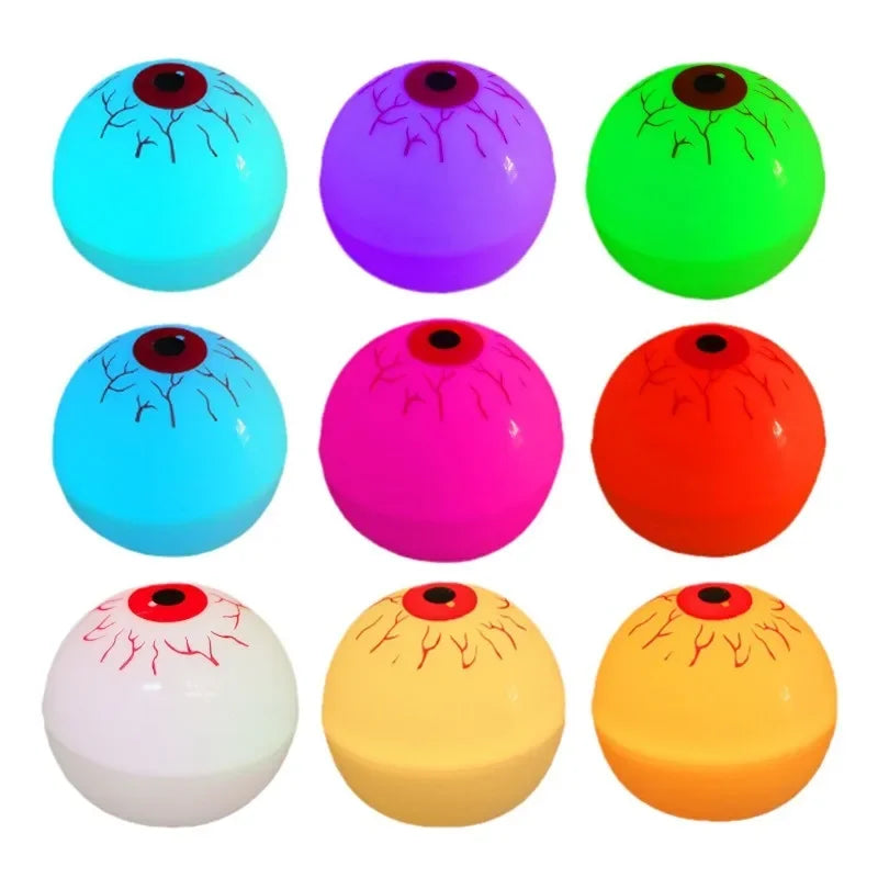 3pcs Creative Halloween Decoration Eye LED Candle Luminous Ornaments for Party Garden Featival Christmas Tree Atmosphere Pendant