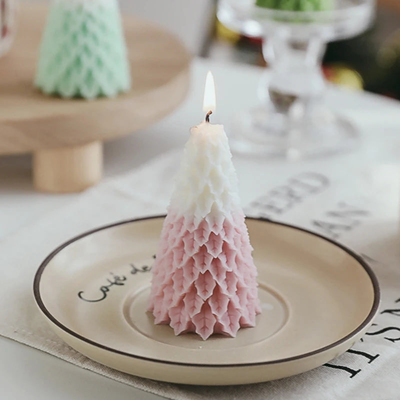 Christmas Tree Aromatherapy Candles Xmas Atmosphere Party Home Table Decorations Scented Candle Atmosphere Supplies