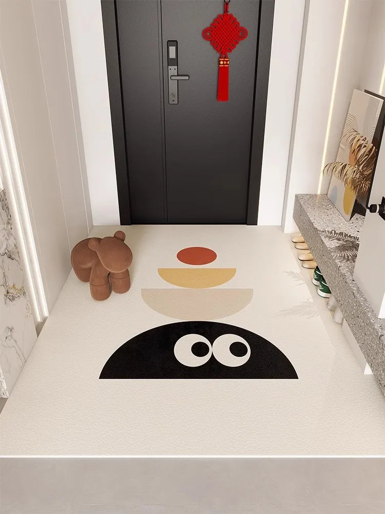 XZ2-6 Cute leather carpet entry door mat porch mat double-sided non-slip floor mat door carpet