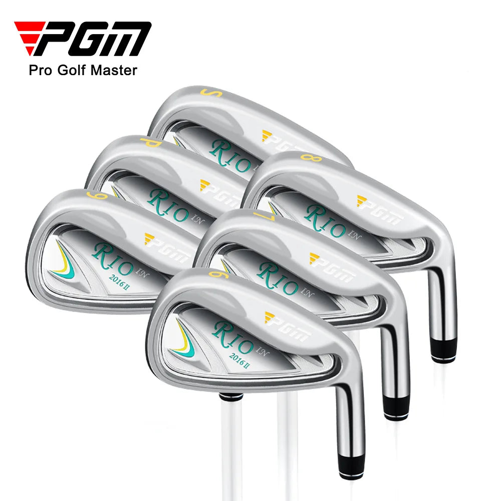 PGM RIO Women’s 9/11pcs Golf Club Set - Carbon Stainless Steel Irons, Wood Driver, Beginner Training Golf Accessories, LTG014