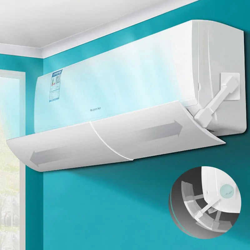 Air Conditioning Windshield – Scalable Hanging-Type, Anti-Direct Blowing Air Deflector, Household Air Conditioning Baffle 