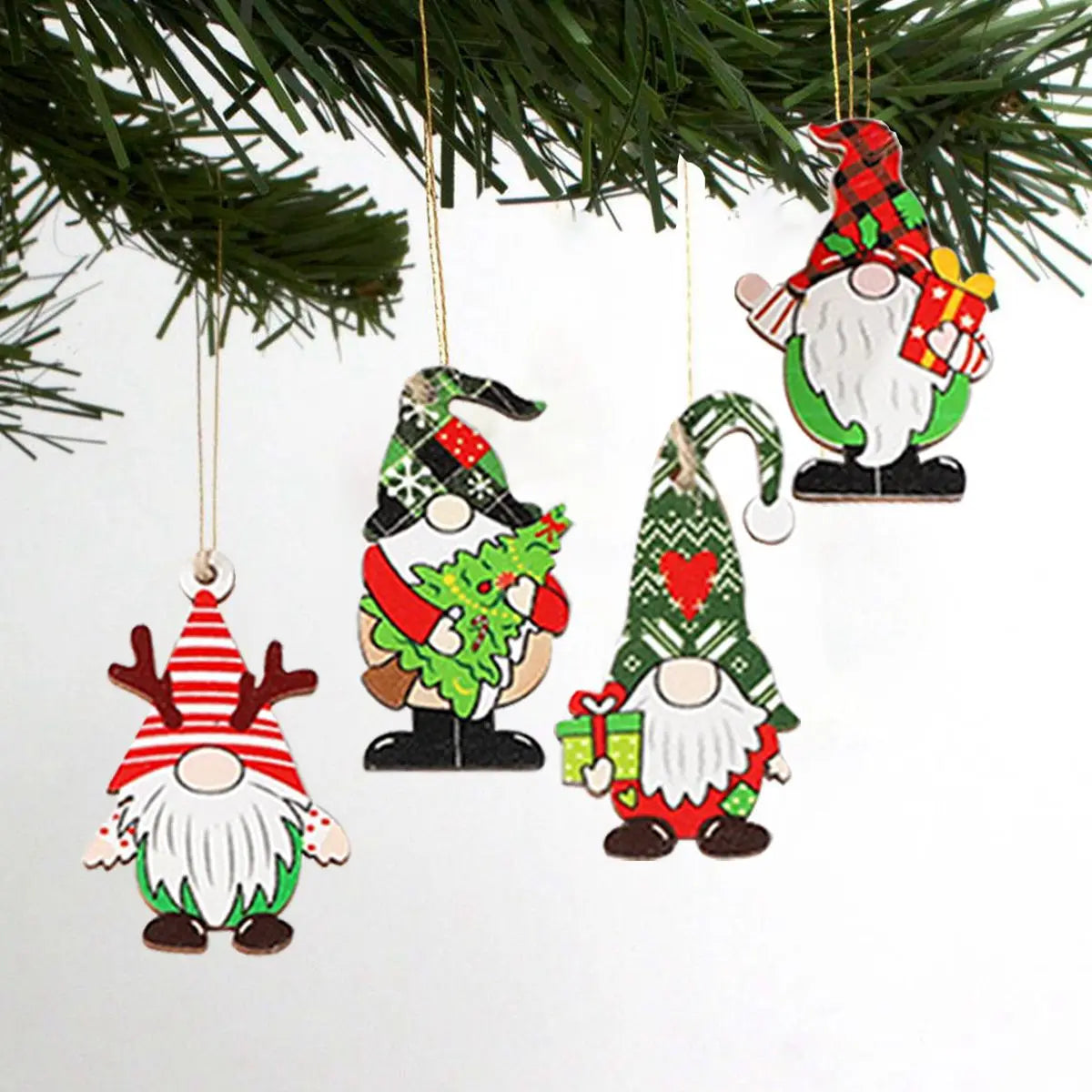 Christmas Wooden Pendant Merry Christmas Tree Decoration for Home 2024 Christmas Ornament Xmas Navidad Gifts Happy New Year 2025