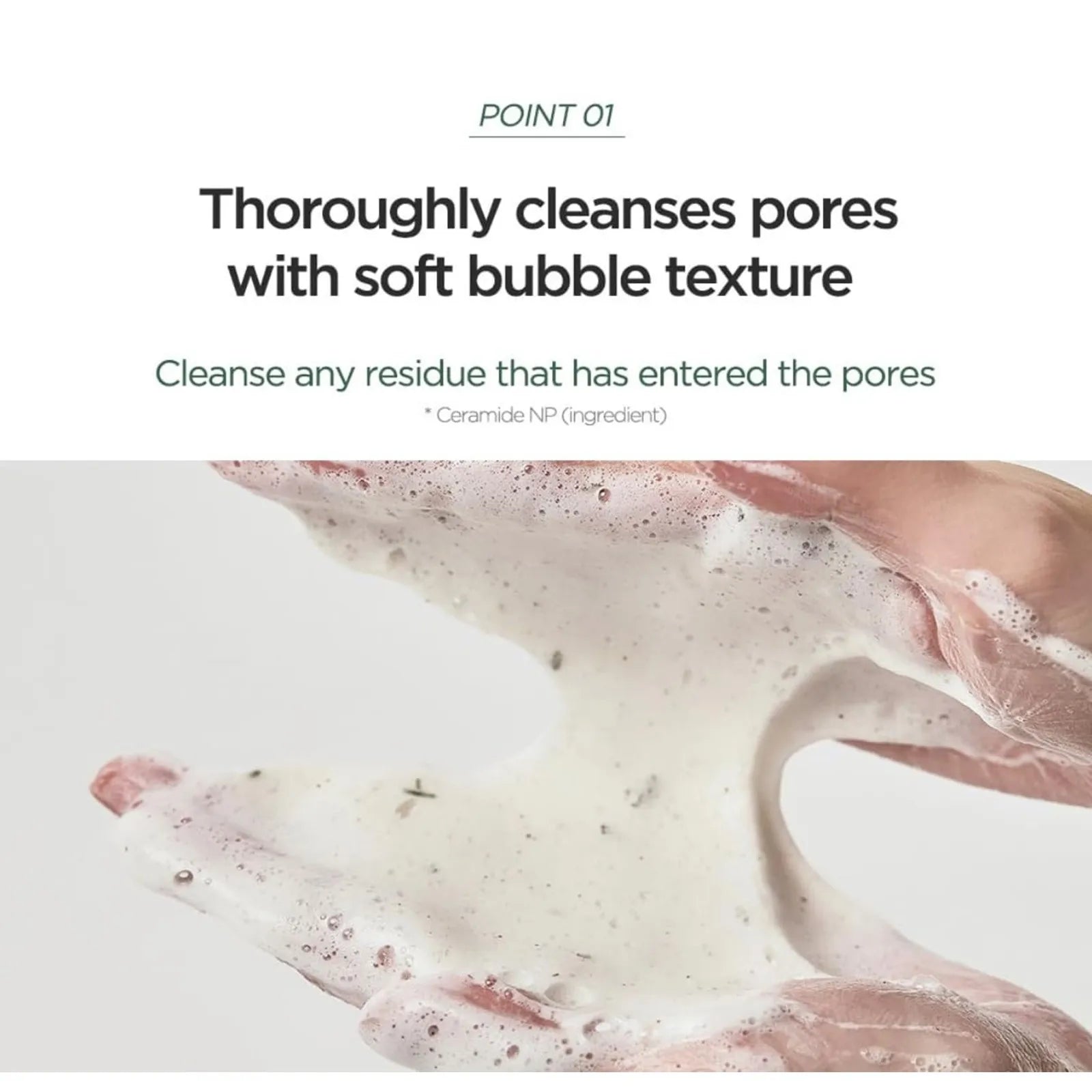 Quercetinol Pore Deep Cleansing  Foaming Facial Cleanser, 5.07 Fl Oz (150 Ml) 