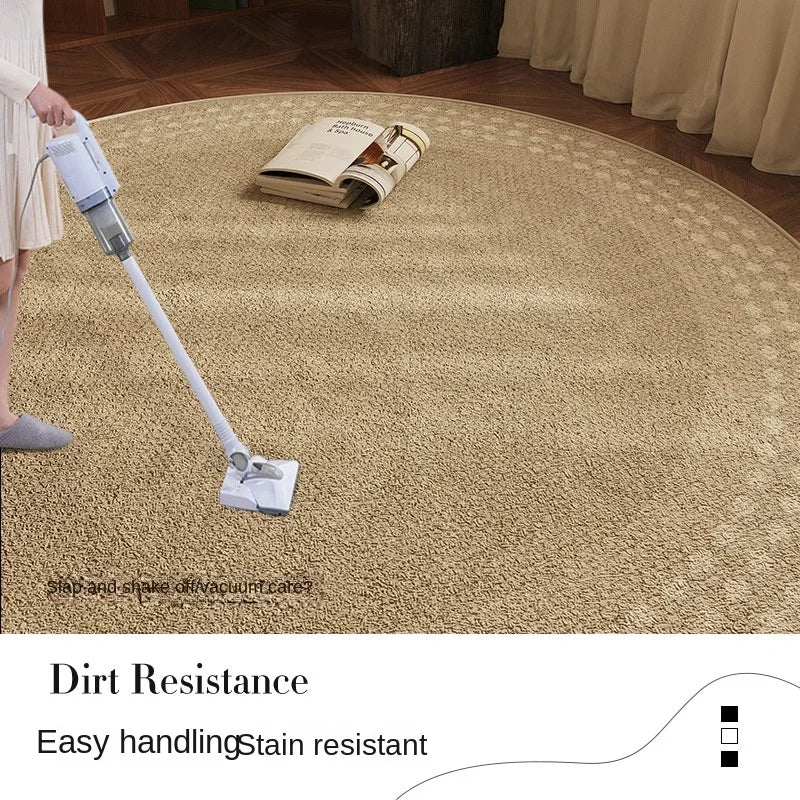 Carpets for living room Round sofa rug Study Polypropylene fiber mat Antiskid Chair cushion bedroom carpets Area rugs room decor 