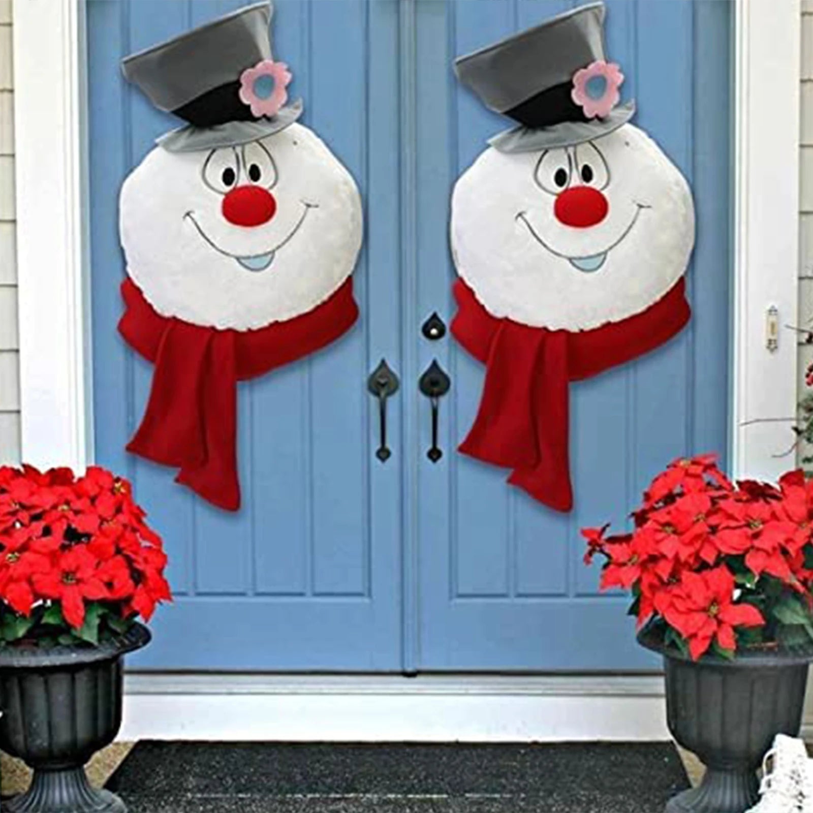 Wall Ornaments Door Hanging For Gifts Christmas Decor The Singing Frosty Plush Create An Atmosphere Durable Happy Snowman