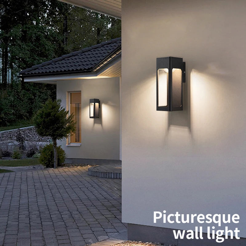 Outdoor Wall Lamp – IP54 Waterproof Retro Design for Balcony, Terrace, Entrance, Courtyard, Garden, and Farmhouse Lighting 