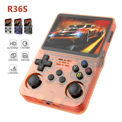 R36S Retro Handheld Video Game Console – Linux System, 3.5 Inch IPS Screen, Portable Pocket Video Player, 64GB RG35S Plus 