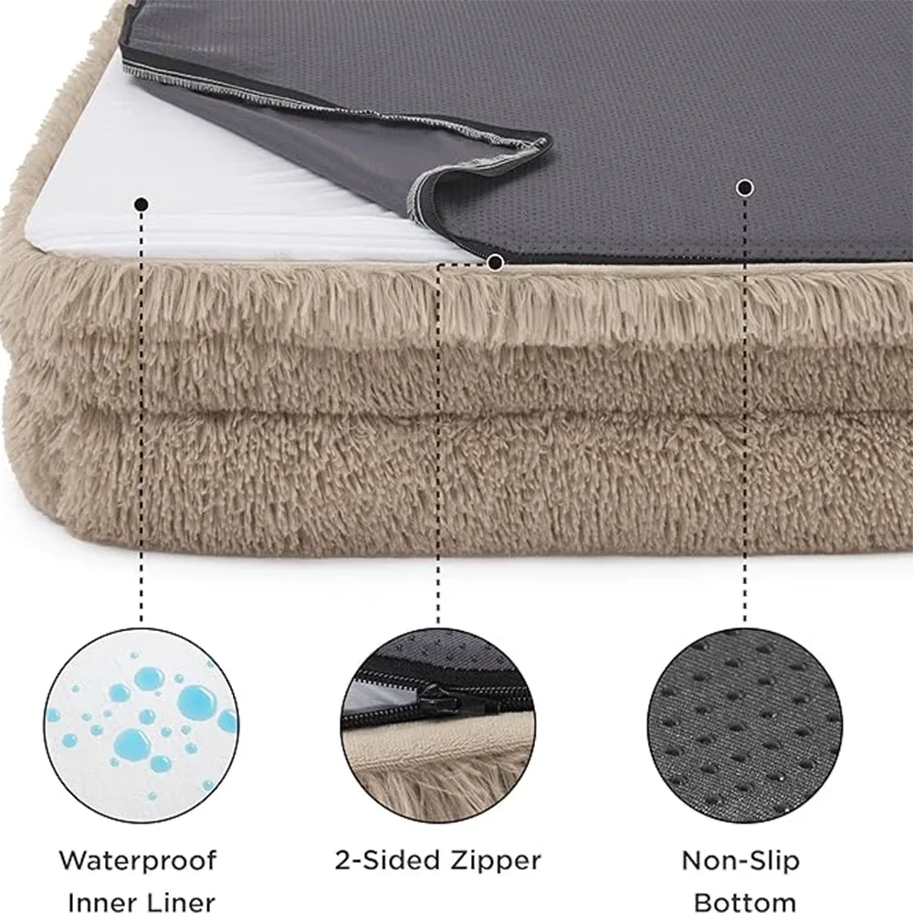 Dog Bed for Winter Puppy Bed Warm Sofa Pets Products Small Cats Mat Pet Supplies Large Baskets Beds Dogs Medium Kennel Big Home 