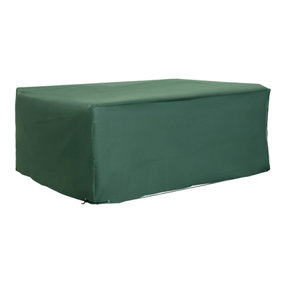 Outsunny Patio Furniture Cover Waterproof Outdoor Rattan Wicker UV Rain Protector Dark Green 83”x55” 