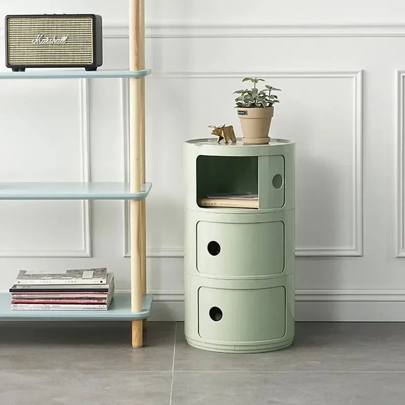 Bedside Table – Modern Simple Plastic Multi-Layer, Net Red Creative Storage Cabinet, Minimalist Design for Living Room 