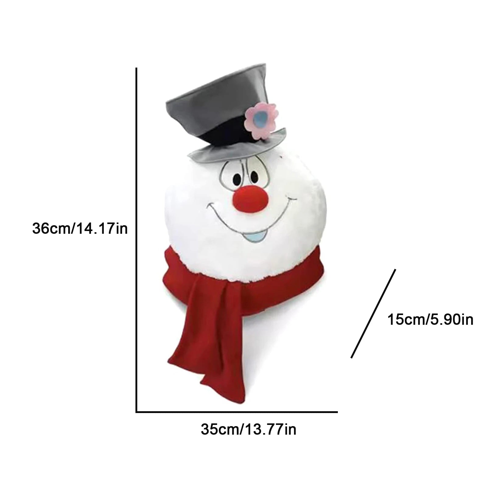 Wall Ornaments Door Hanging For Gifts Christmas Decor The Singing Frosty Plush Create An Atmosphere Durable Happy Snowman