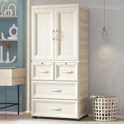 Plastic Wardrobe Closet - Baby Cupboard, Bedroom Storage Cabinet, Closet Organizer, Placard Chest, Guarda Roupa Home Furniture 