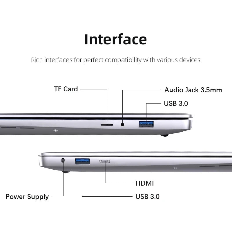 2024 New Style Laptop – Intel Core i7-7500U, 20GB RAM, 1TB SSD, 14.1" Display, 1920x1080 Resolution, Windows 11