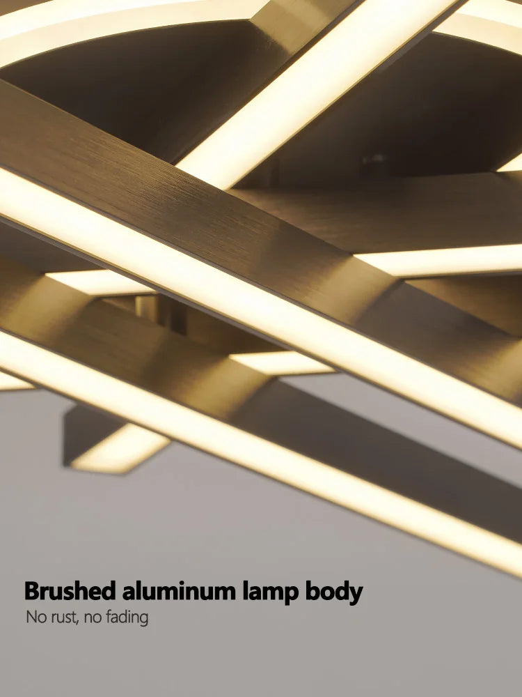 2024 New Nordic Modern LED Ceiling Lamp – Living Room, Dining Room, Bedroom Lights, Ceiling Chandelier 