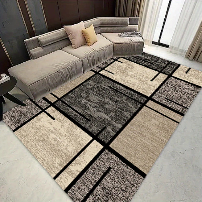 Modern Geometric Carpet for Living Room Decor Sofa Table Large Area Rugs Kitchen Hallway Balcony Floor Mat Bedroom Carpet Decor 
