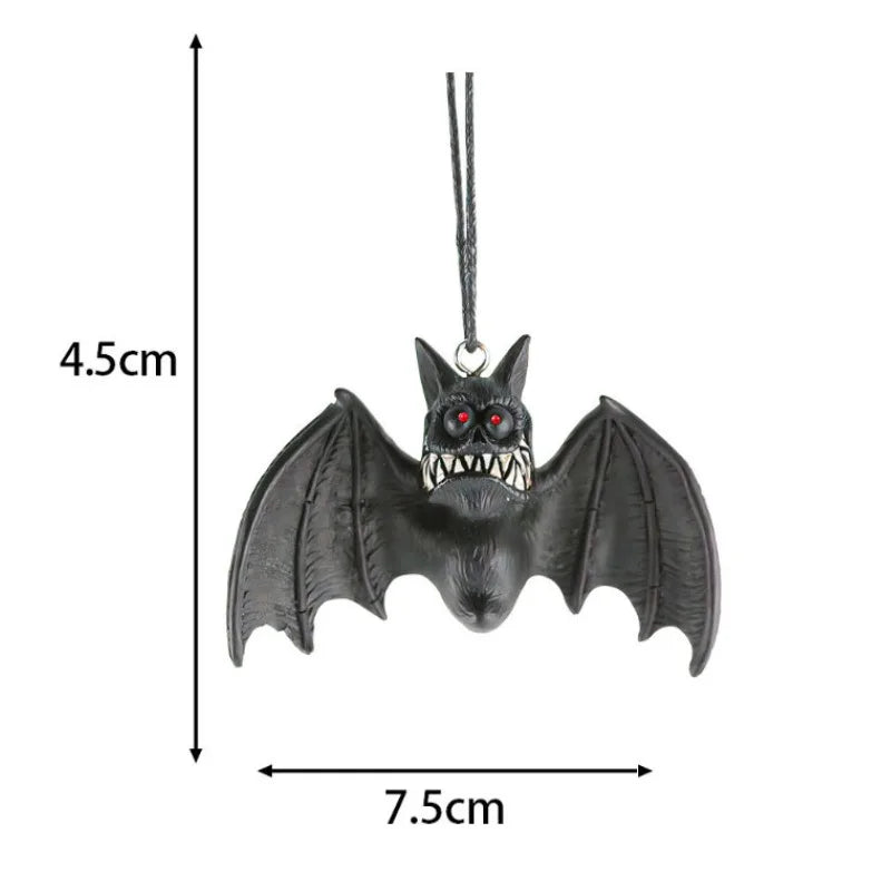 Halloween Ghost Ornament Resin Crafts Bat Pendant Decoration Halloween Ghost Ornament