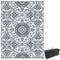 Outsunny 9' x 12' Portable Outdoor Rug Reversible Waterproof Mat with Carry Bag for RV Backyard Deck Grey