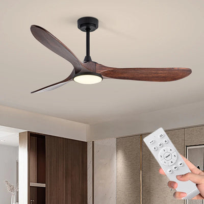 Industrial Vintage Ceiling Fan with Light – DC Motor, 6 Speeds, Remote Control, Decorative Blower, Retro Fan 