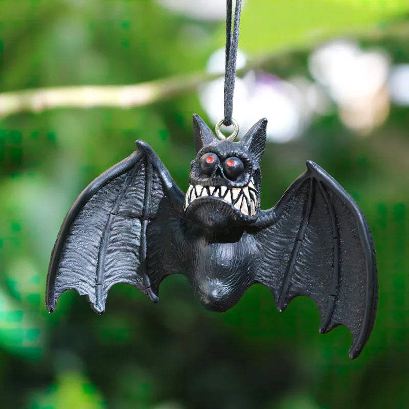 Halloween Ghost Ornament Resin Crafts Bat Pendant Decoration Halloween Ghost Ornament