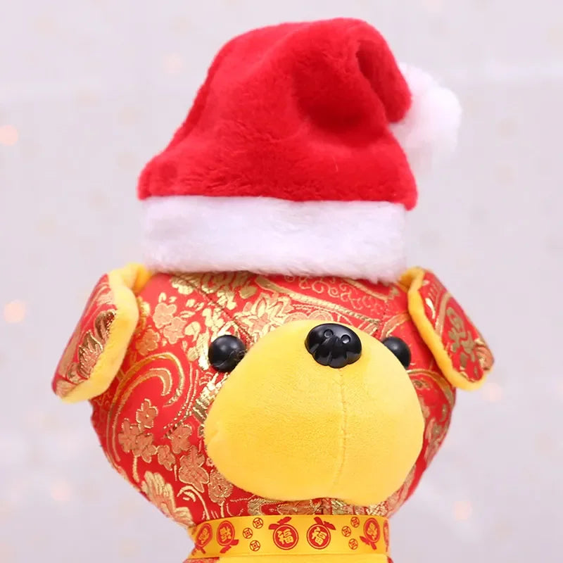 Christmas Pet Cat Dog Santa Hat Pet Costume Ornaments   Christmas Party Pet Supplies Cosplay Hat  Christmas Decoration