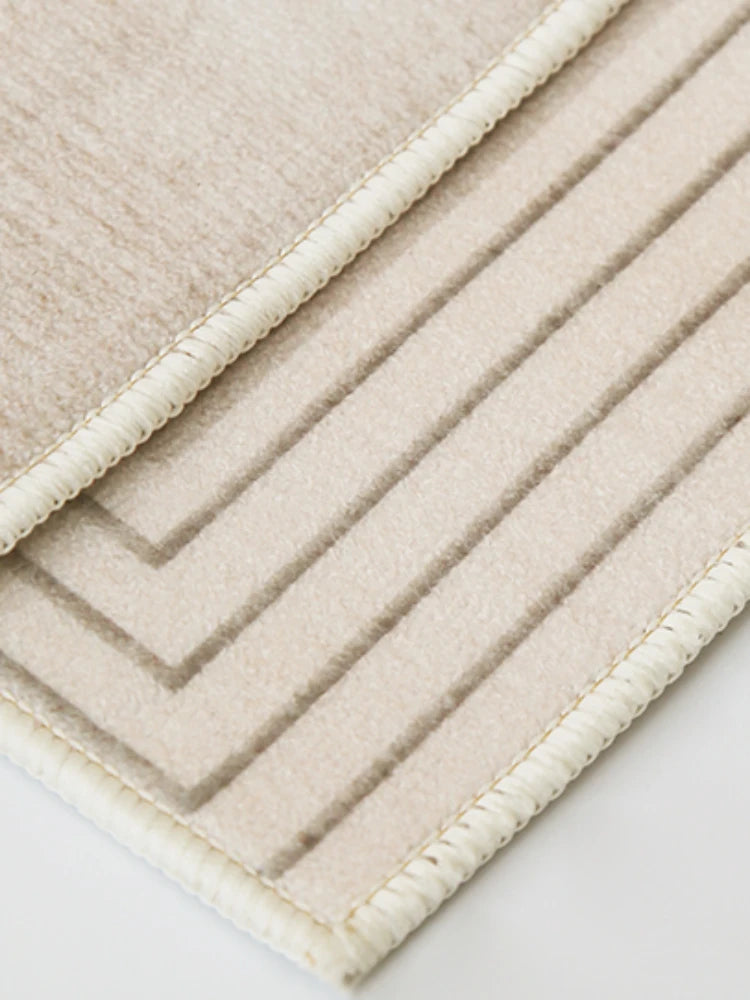 Living Room Cream Style Sofa Carpets Easy Care Bedroom Bedside Large Area Carpet Luxury Cloakroom Decoration Non-slip Rugs Ковер 