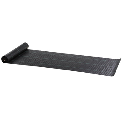 Outsunny Durable Landscape Fabric 3ft x 300ft Weed Barrier for Enhanced Garden Weed Control Heavy-Duty Easy Installation 3.5oz 