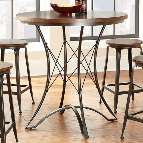 Round 36-inch Counter Height Kitchen Dining Table - Free Shipping 