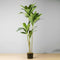 Samy 51’’ Artificial Dracaena Fragrans Potted Plant – Realistic Faux Corn Plant with Lush Green Foliage by ArtiPlanto