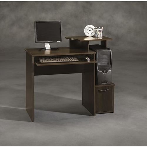 40-inch Wide Dark Wood Computer Desk - Free Shipping 