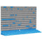 DURHAND Pegboard Perfection: 54-Piece Wall Mount Garage Storage Solution with Blue Hooks for Organized Efficiency