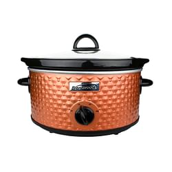Brentwood 3.5 Quart Diamond Pattern Slow Cooker in Copper - Free Shipping 