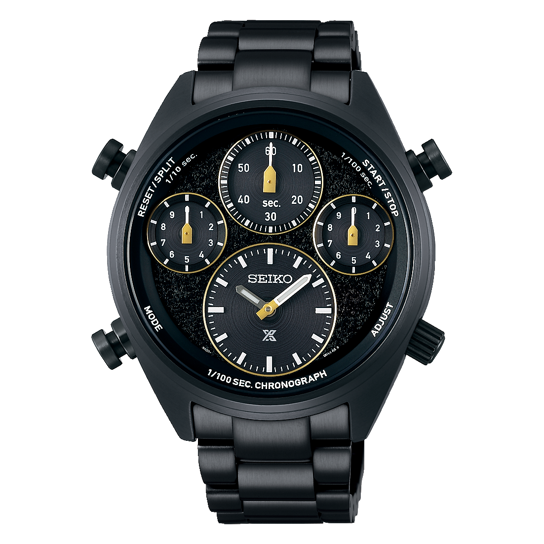 SEIKO Prospex Speedtimer 1/100 Sec Solar Chronograph Limited Edition Black | SFJ007 