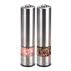 Brentwood Electric Blue LED Salt and Pepper Adjustable Ceramic Grinders - Free Shipping 