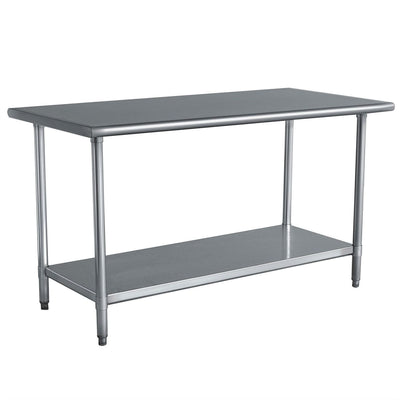 Stainless Steel Top Utility Table High Top Workbench Prep Table 24 x 48 inch - Free Shipping 