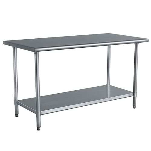 Stainless Steel Top Utility Table High Top Workbench Prep Table 24 x 48 inch - Free Shipping