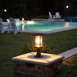 Outdoor Pole/Base/Wall Mount Solar LED Light - Yard Path Lighting - 100 Lumens - Free Shipping