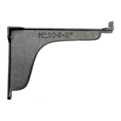 Rail Bracket, "Railway No.106-8", 8x5 in, Antique Metal 