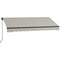 Outsunny Retractable Awning 10' x 8' 280gsm UV Resistant Sunshade Shelter Deck Balcony Yard Light Grey