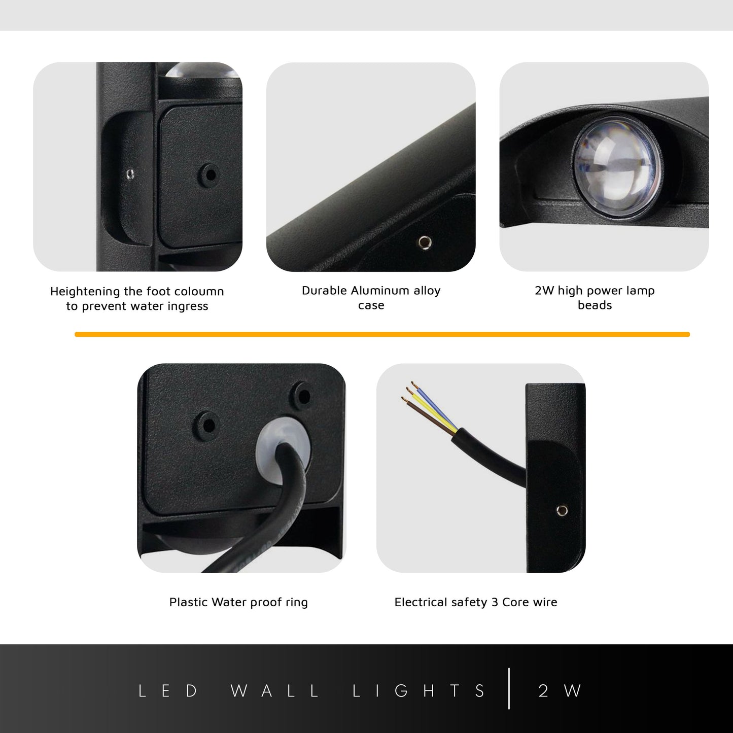 Modern Up-Down Waterproof Wall Lamp~1577