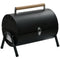 Outsunny Portable Tabletop Charcoal Grill Foldable Outdoor BBQ Smoker Heat Control Camping Picnic Black