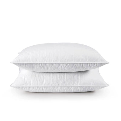 Set of 2 Machine Washable Down Feather Blend Pillow in Standard/Queen size - Free Shipping 