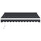 Aosom Motorized Patio Awning 10'x8' - Electric Retractable Sunshade with Remote, Aluminum Frame for Door & Window