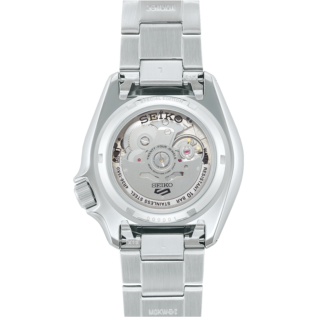 SEIKO 5 Sports Automatic Stainless Steel Black | SRPK67 