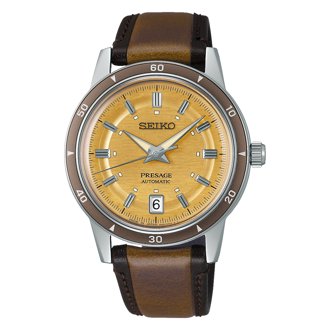 SEIKO Presage Style60s Golden Yellow | SRPL75J1 