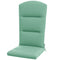 Outsunny Patio Chair Cushion for Adirondack Chairs Replacement Cushion with Back and Ties, Green