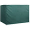 Outsunny 7x5x5ft H Large Patio Swing Chair Cover Outdoor Garden Furniture Protector, All-weather Rain and UV Blocks, Dark Green