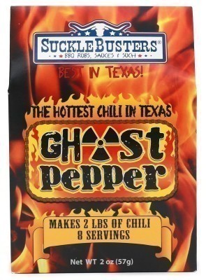 SuckleBusters Ghost Pepper Chili Mix Beware this chili is HOT! 